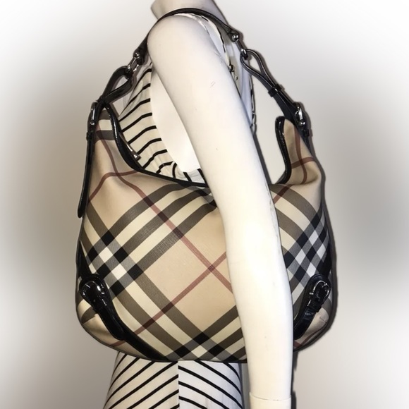 Burberry large hobo novacheck bag